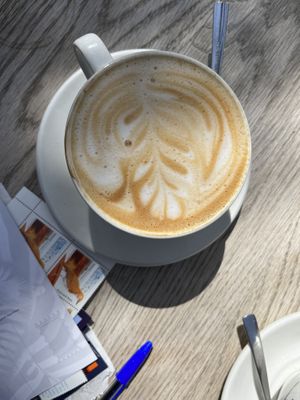   at Slowtown Coffee Roasters in Swakopmund