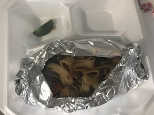 Interesting packaging lol   at Luv Thai Cuisine in Austin