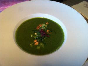 Green Soup at Kopps in Berlin