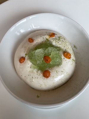 Green tea yogurt  at Kopps in Berlin