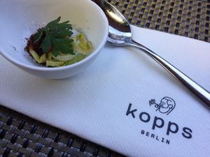 mise en bouche at Kopps in Berlin