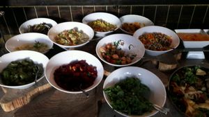 buffet at Kopps in Berlin