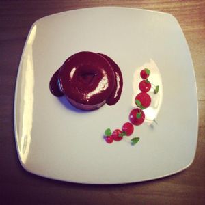 lava cake at Kopps in Berlin