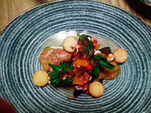 Beautiful and delicious dish at Kopps at Kopps in Berlin