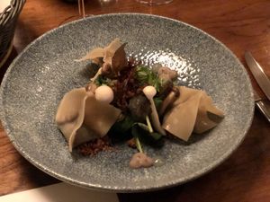 Wild mushrooms at Kopps in Berlin