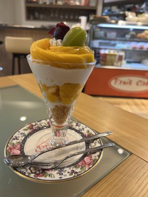Mango Parfait  at Vegan Fruits Cafe Tamaru in Hiroshima