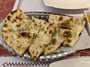 Garlic naan   at Shubham Indian Veg. Cuisine in Taichung