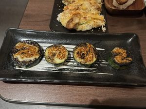 BBQ veggies   at Makugawa Vegetarian Sushi in Taichung