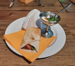 Vegan Sujuk Sandwich at Habibi Café Bistro in St Gallen