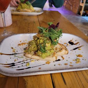 Avocado bruschetta at Bacaro in Weymouth