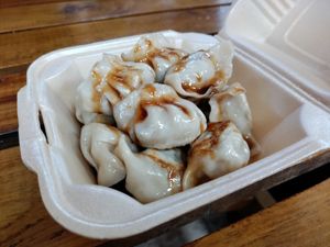 12 dumplings for $6 at Ma Ma Chen's in Belize City