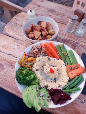 Buddha Bowl at Mandala Society in Marrakech