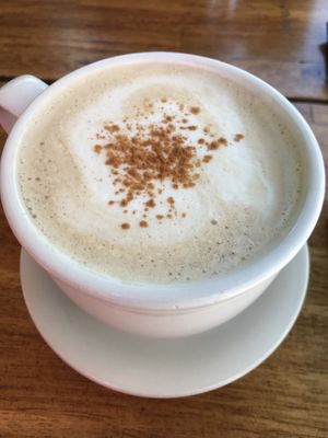 Chai latte  at cafegSC in Santa Cruz