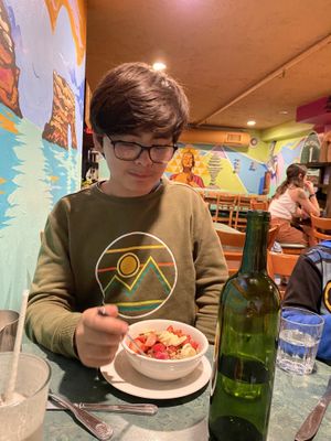 Granola and fruit, never disappoints!  at cafegSC in Santa Cruz