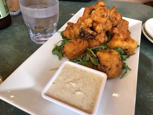 Cauliflower Wings at cafegSC in Santa Cruz
