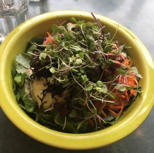 macrobiotic bowl  at cafegSC in Santa Cruz