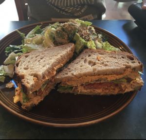 BLT with side of Cesar salad  at cafegSC in Santa Cruz