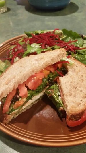 Amore sandwich at cafegSC in Santa Cruz