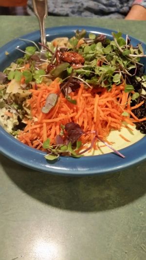 Whole bowl at cafegSC in Santa Cruz