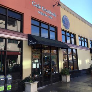 Cafe Gratitude Exterior at cafegSC in Santa Cruz