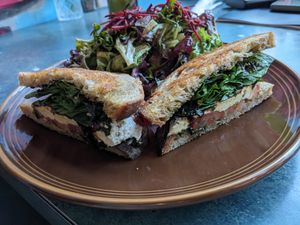 BLT sandwich at cafegSC in Santa Cruz