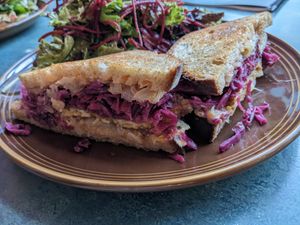 Amore sandwich at cafegSC in Santa Cruz