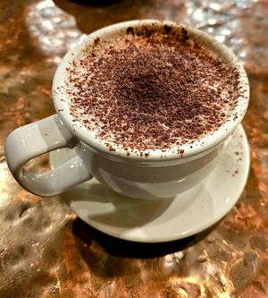 Hot Chocolatel at cafegSC in Santa Cruz