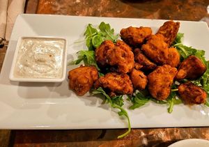 Daring Cauliflower Wings at cafegSC in Santa Cruz