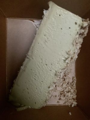 Avo Lime cheesecake  at cafegSC in Santa Cruz