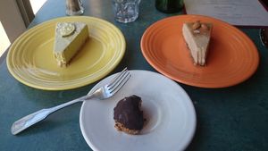 Dessert at cafegSC in Santa Cruz