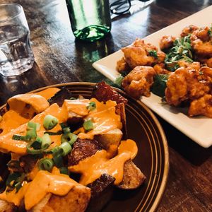 Chipotle potatoes appetizer  at cafegSC in Santa Cruz