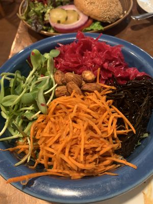 Macrobiotic bowl at cafegSC in Santa Cruz