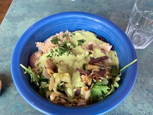 Great Gratitude Community Half Bowl at cafegSC in Santa Cruz