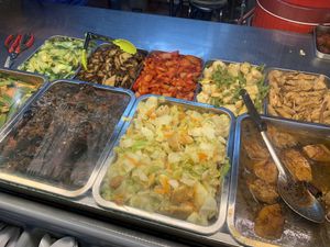 Buffet spread. Photo by Henry Lau aka Mr Purple. at Xing Xiang Vegetarian - 興祥 in Northeast Singapore