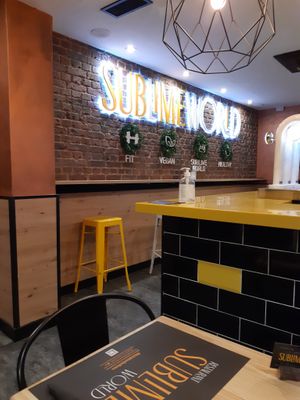 Interior at Restaurant Sublime World in Madrid