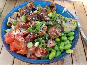 "Tasty Tofu" Bowl at Surfside Poké in Maastricht