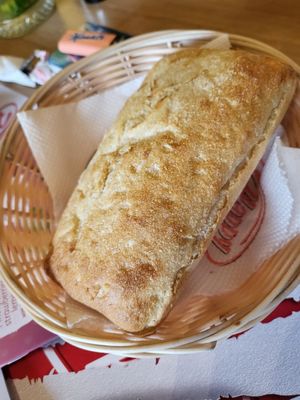 Hot bread at Happy Bar & Grill in Sofia