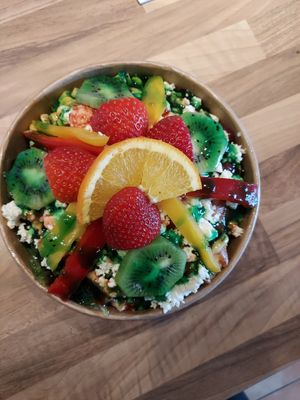 BOWL VEGAN ODER Vegetarisch mit Fetakäse at Smokehouse No.1 Old Graal in Graal-mueritz