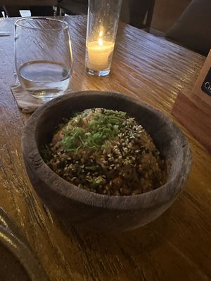Vegetable Yakimeshi  at Funky Geisha in Cancun