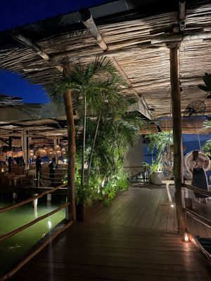 Entrance   at Funky Geisha in Cancun