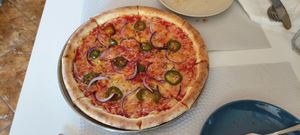 Vegan Margherita Pizza at Mani's in Faro