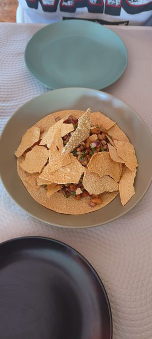 Masala Papad (Vegan) at Mani's in Faro