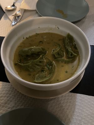 Jhol Momos  at Mani's in Faro