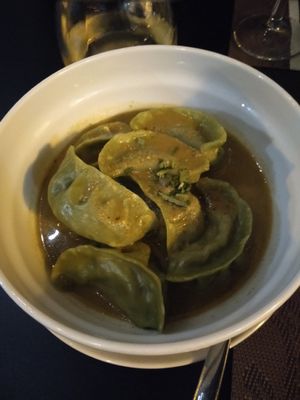 Jhol momos at Mani's in Faro