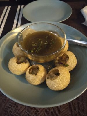 Panipuri at Mani's in Faro