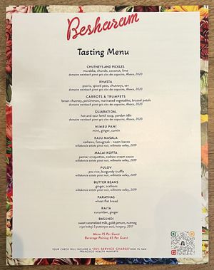   at Besharam in San Francisco