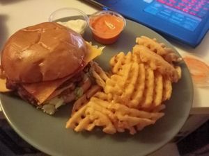 Spice up your life with waffles fries and sauces at A Burgers in Brussels