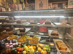 The top shelf was all vegan   at Canttú in Huaraz