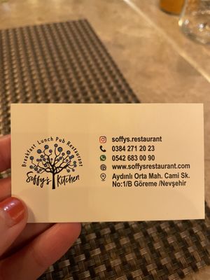   at Soffy's Kitchen in Goreme