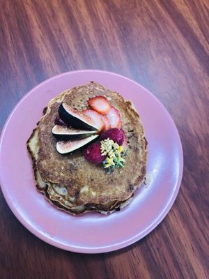 Horcakes sin huevo   at Hipatia Café in Guadalajara